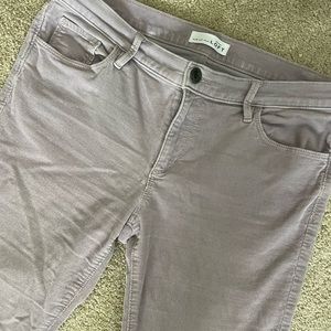 Lavender Modern Skinny Corduroy Pants